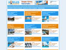 Tablet Screenshot of hotelesenmargarita.com